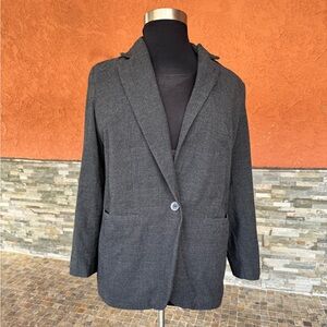 a new day Gray Blazer with Notched Lapel and Relaxed Fit